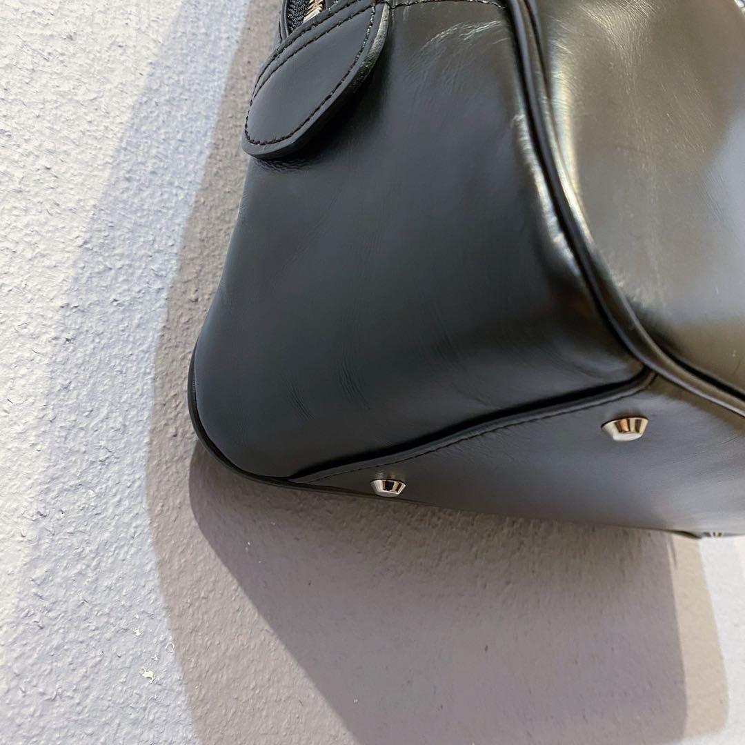 コムデギャルソン 青山バッグ 本ライン特別仕様 ブラック 台形ステアバッグ