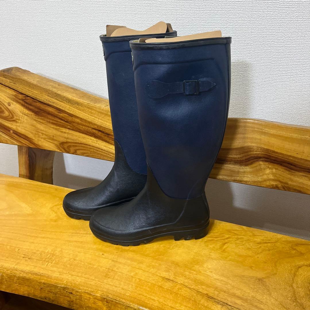 【297】レディース　レイン　ラバーブーツLE CHAMEAU ４０