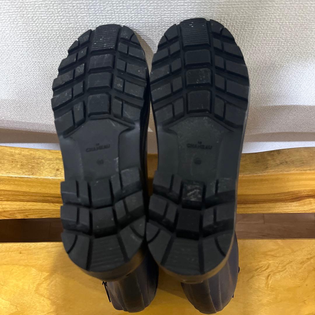 【297】レディース　レイン　ラバーブーツLE CHAMEAU ４０