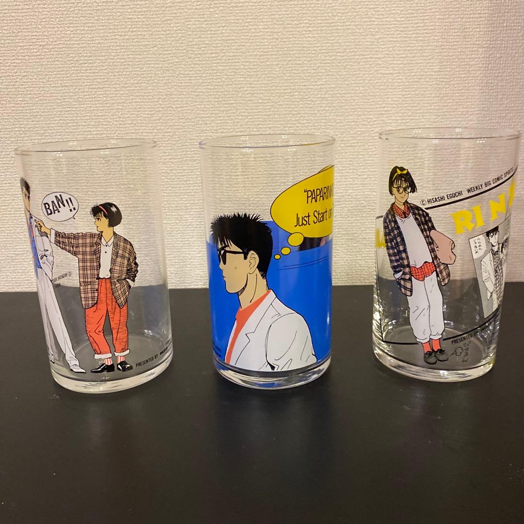 江口寿史　パパリンコ　グラス　5セット