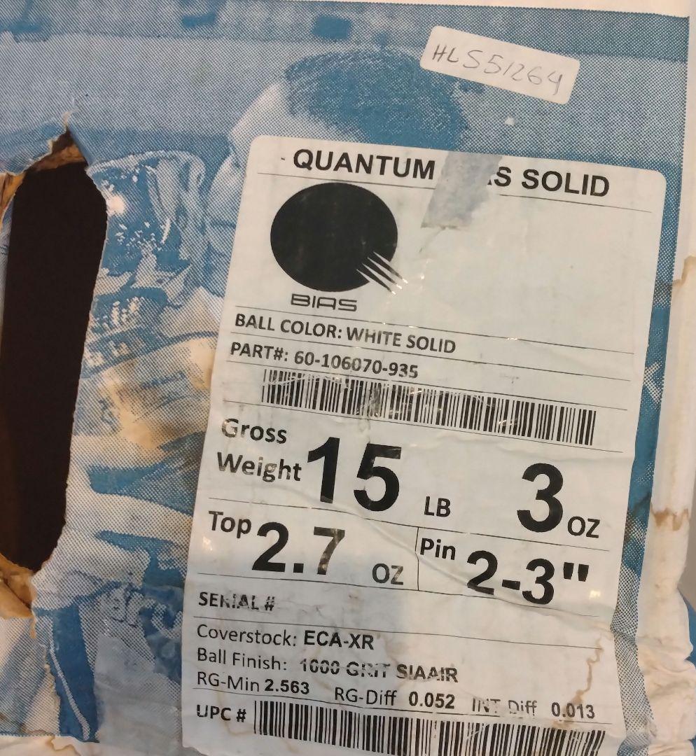 【新品】カンタム バイアス 15ポンド