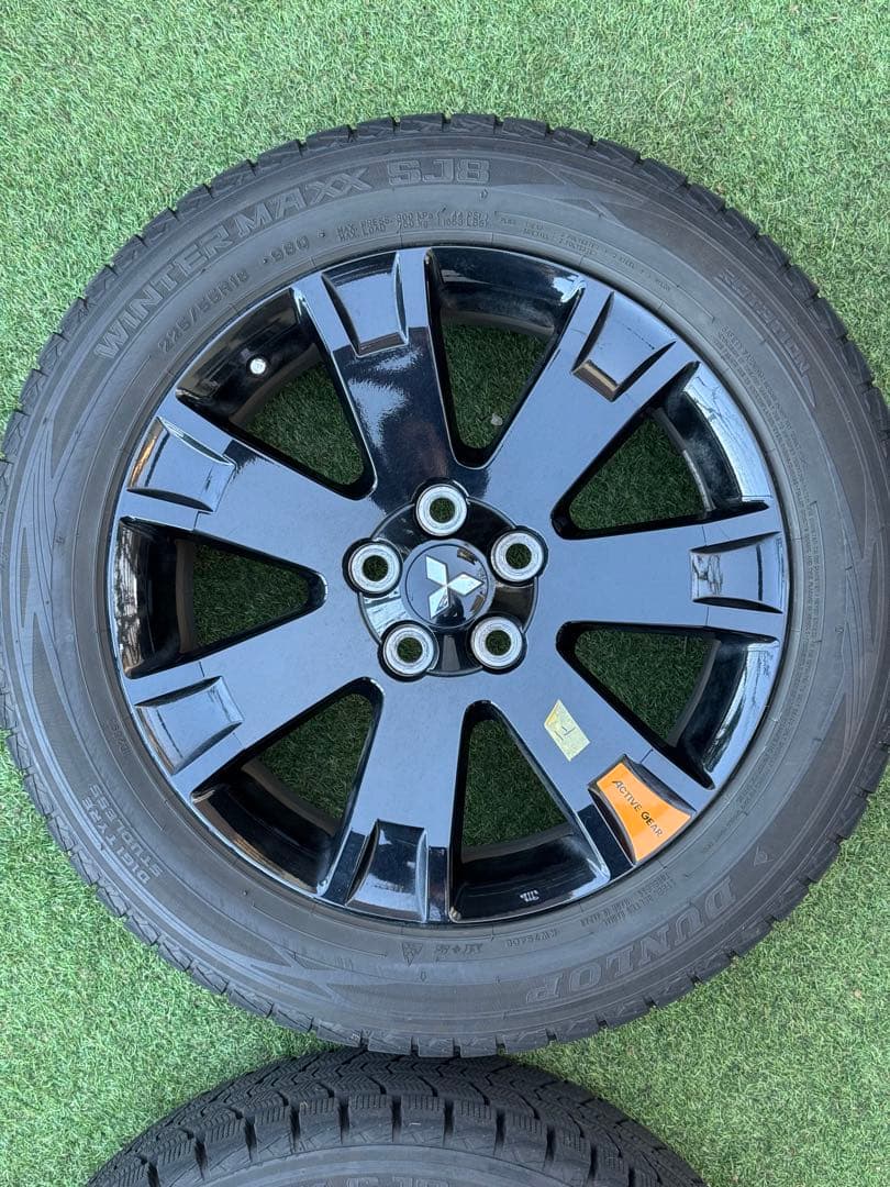 デリカD5旧型アクティブギア純正18インチブラックアルミホイール