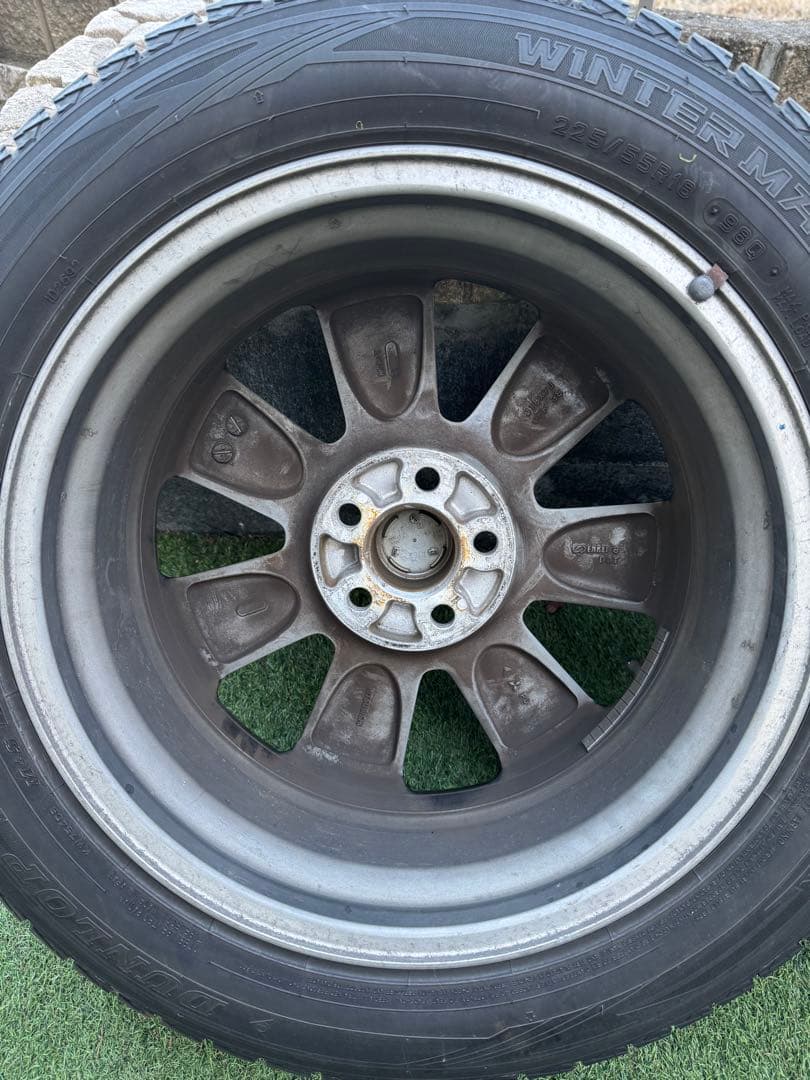 デリカD5旧型アクティブギア純正18インチブラックアルミホイール