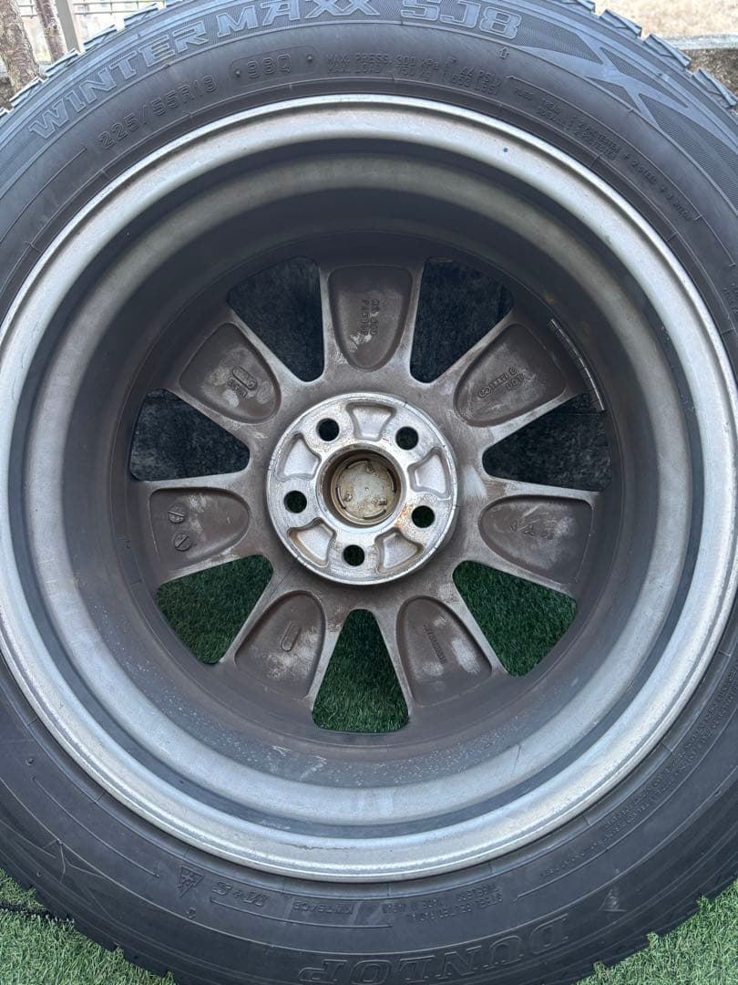 デリカD5旧型アクティブギア純正18インチブラックアルミホイール