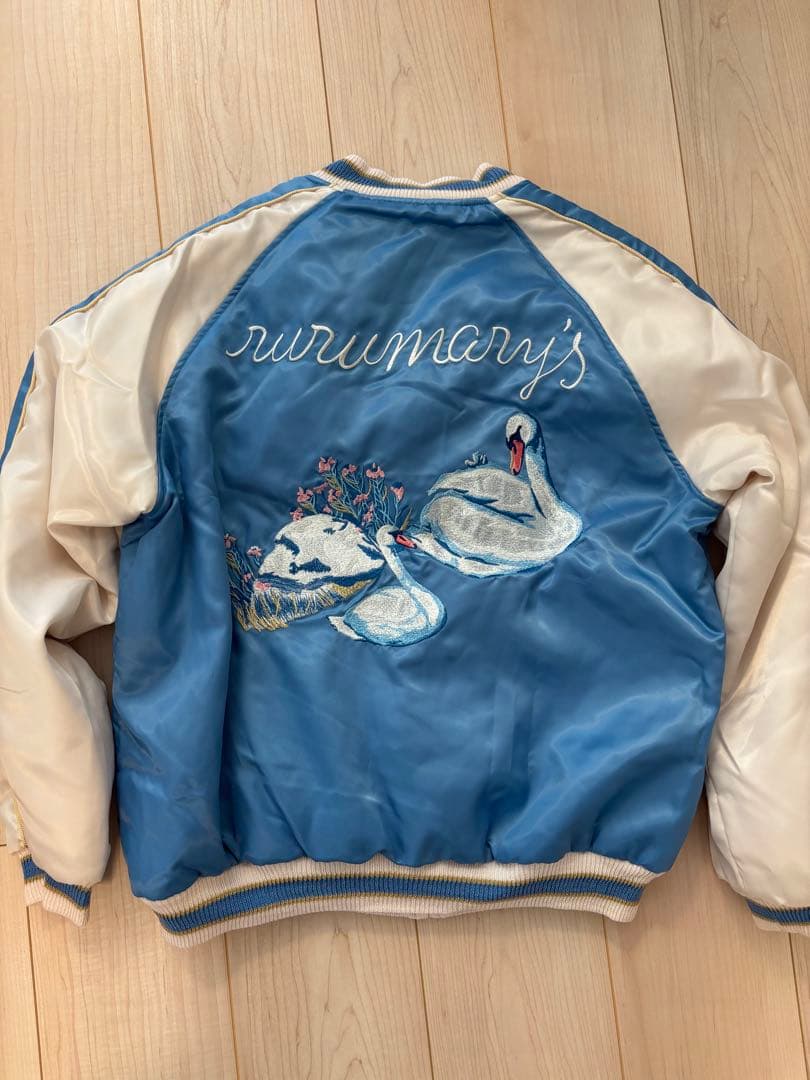 m*i様 sale新品　ルルメリー×BEAMS スカジャン　スワン