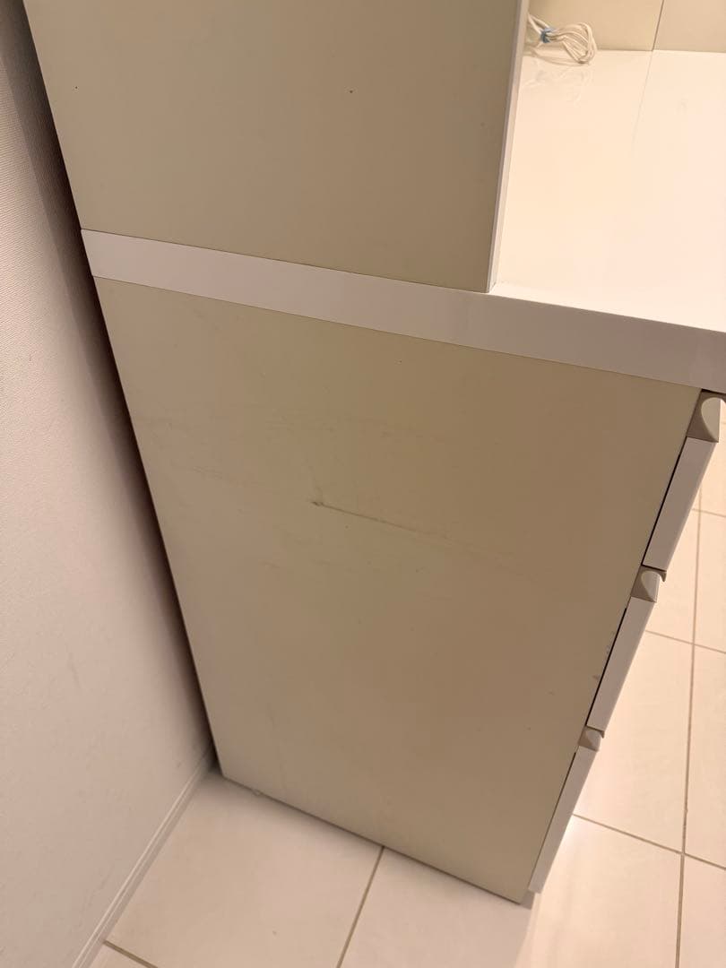 かずみさん専用 ACTUS アクタス ホワイト 食器棚 ガラス扉付き