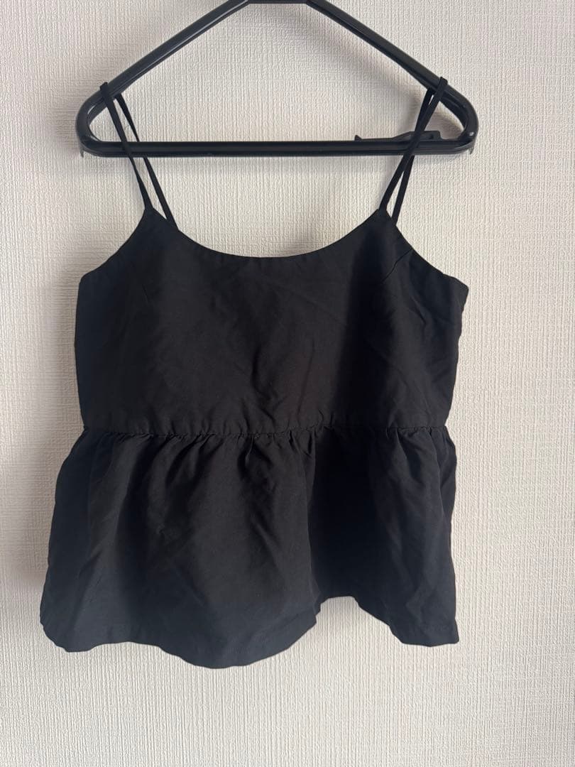 COMCOM / ポリエステル縮絨　ビスチェ