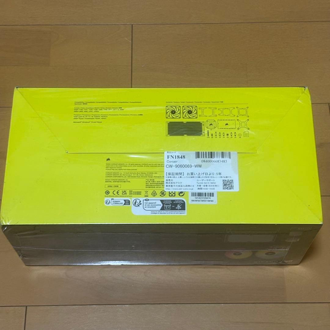 【未開封】CORSAIR 水冷式CPU クーラー CW-9060069-WW