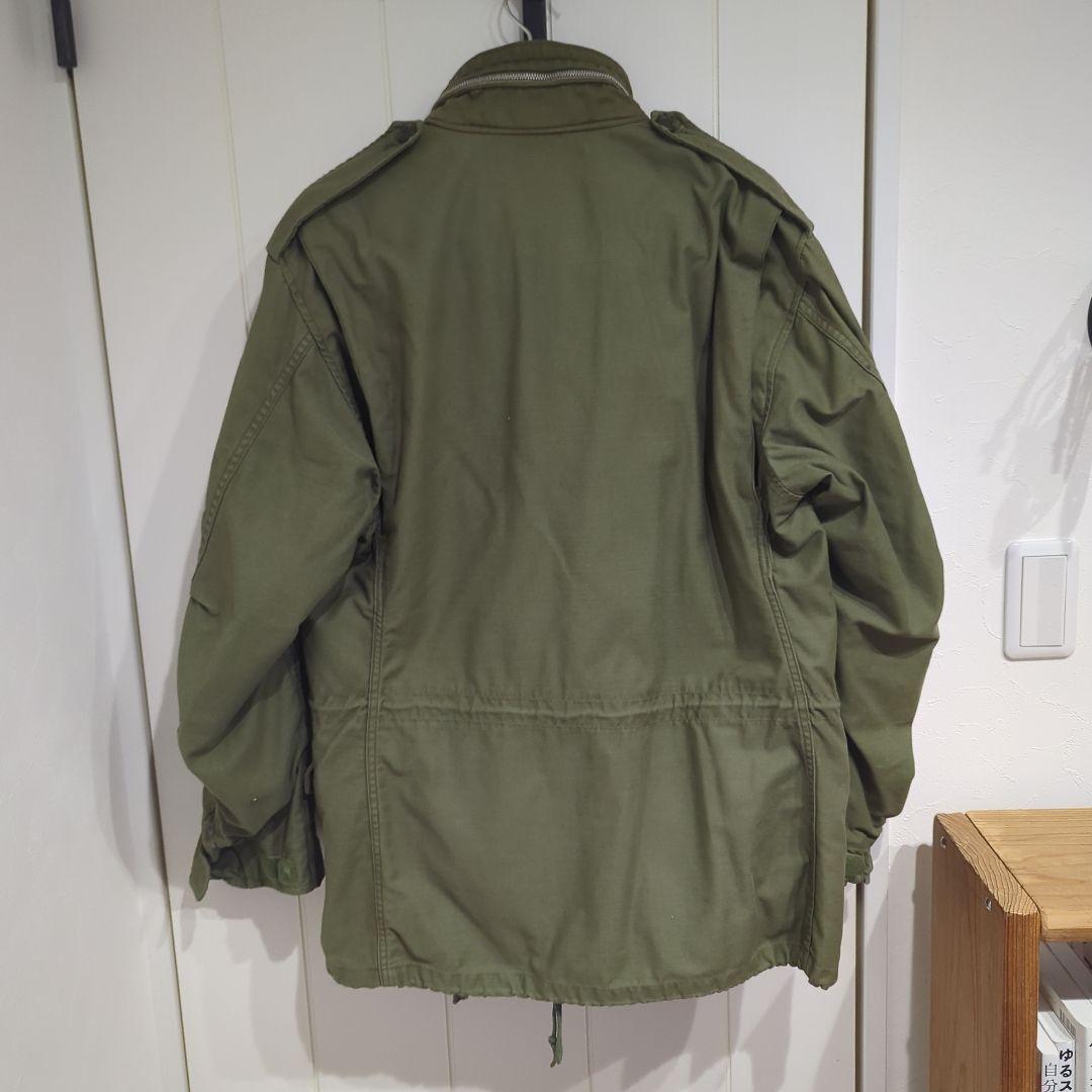 実物　古着　US-ARMY M-65 2nd フィールドジャケット　アルミジップ