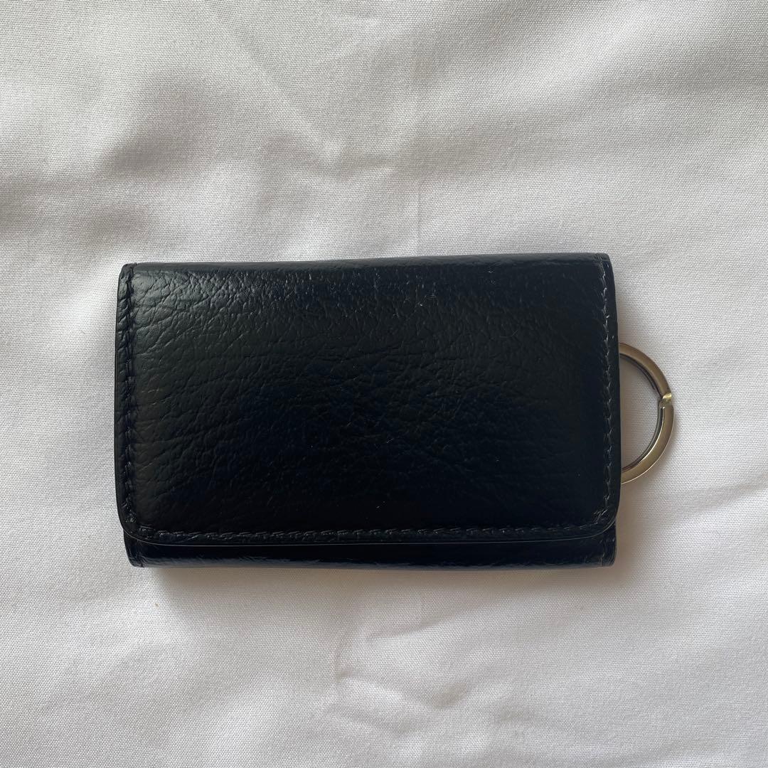 Maison Margiela レザーキーケース ブラック
