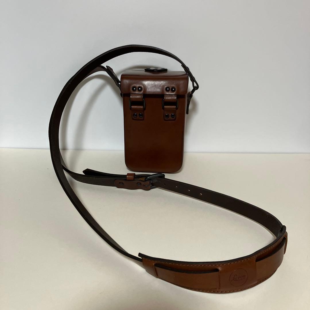 希少　Leica ブラウンレザーショルダーバッグ
