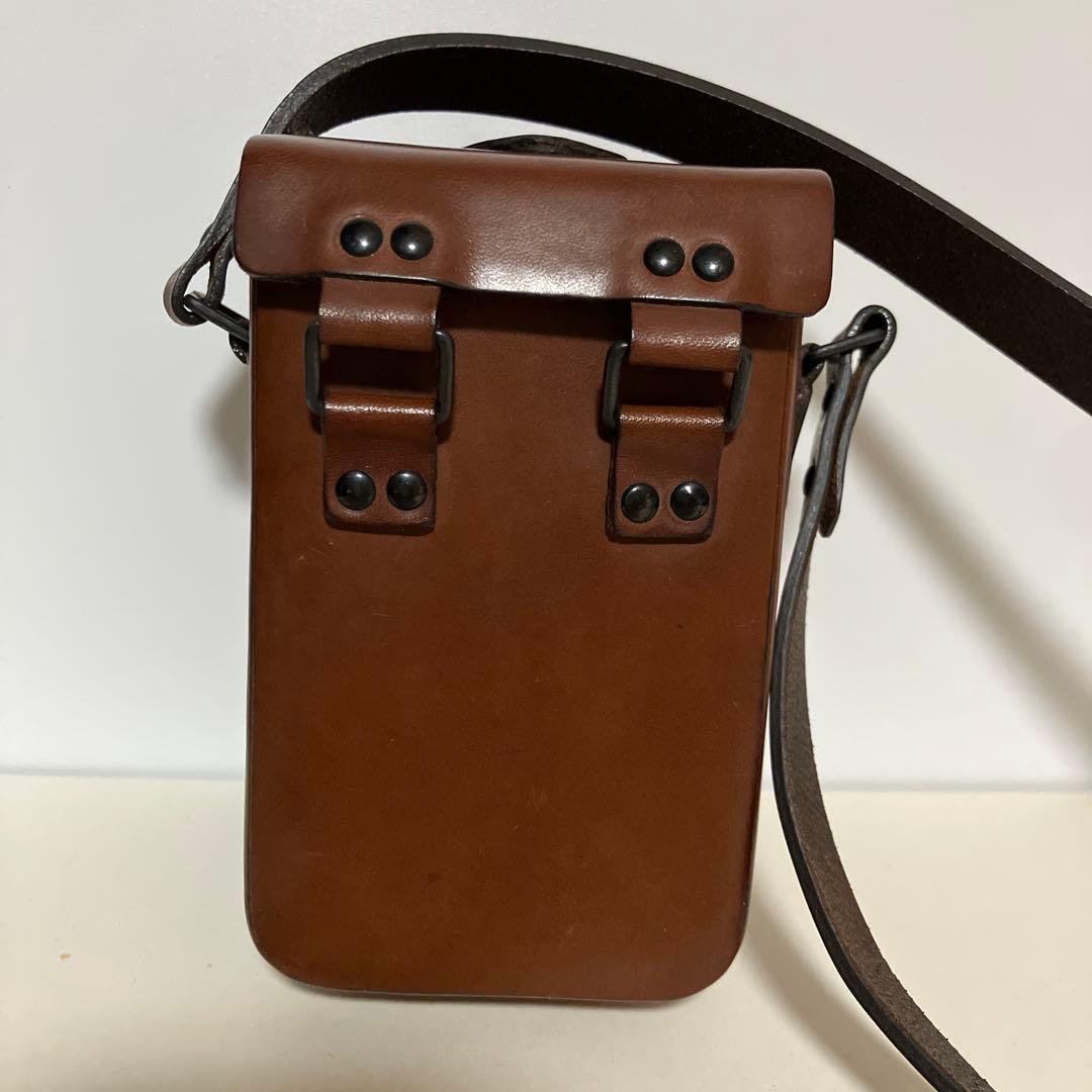 希少　Leica ブラウンレザーショルダーバッグ