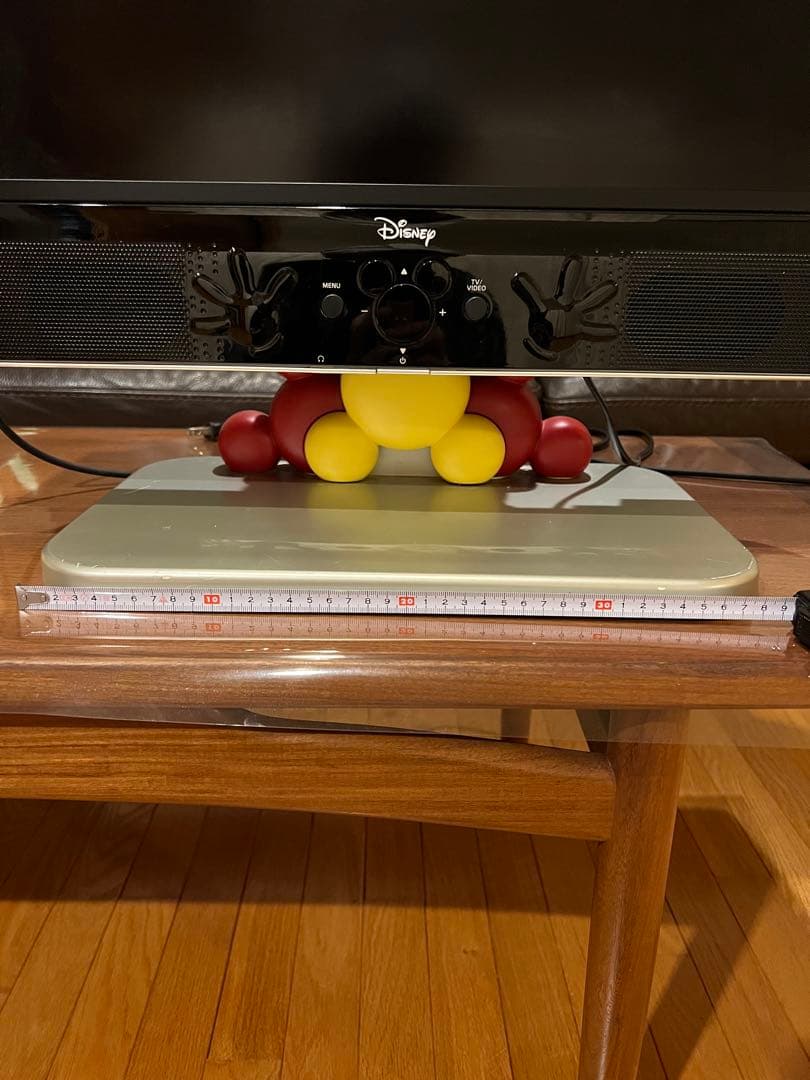 Disney ミッキー　テレビ 本体とリモコン付き