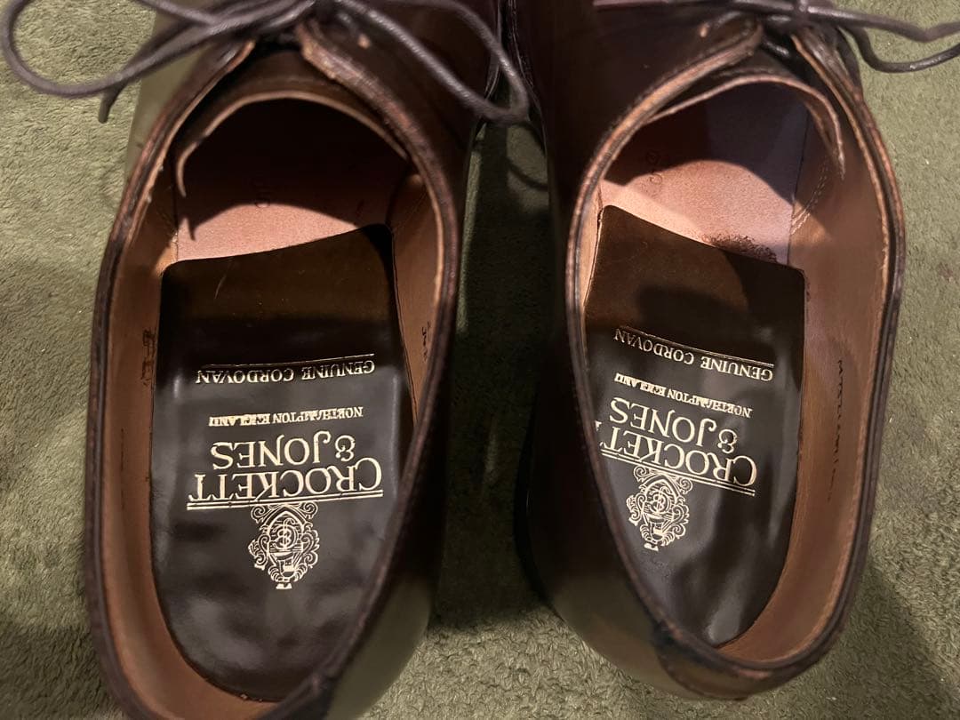 最終値下　クロケット＆ジョーンズ ALEX ダークブラウン コードバン 6.5E