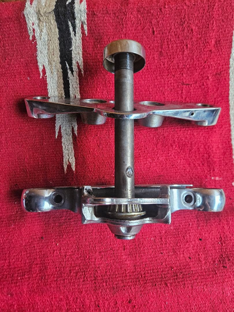 ハーレー　41ミリフォーク　トリプルツリー　パンヘッド　ナックル　ショベル