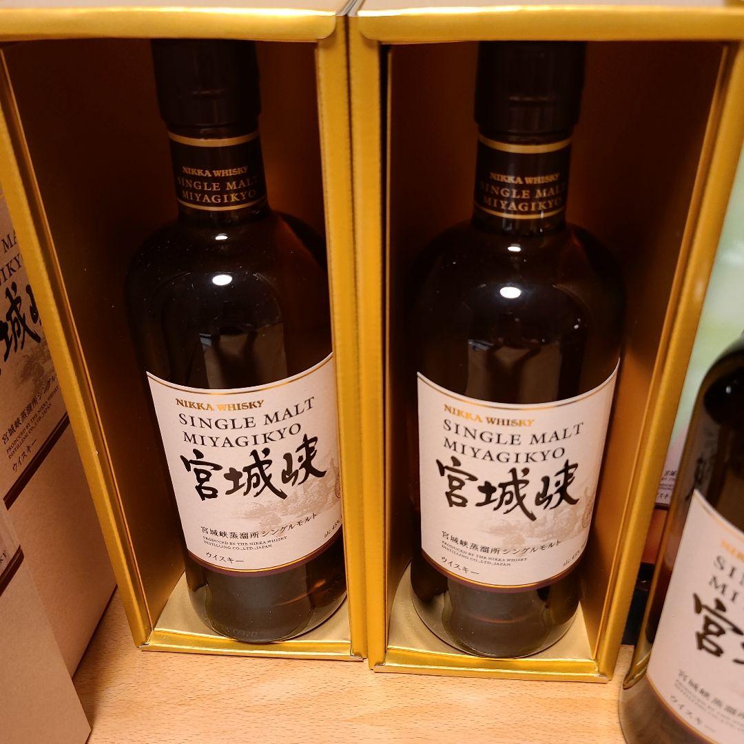 NIKKA SINGLE MALT 宮城峡 5本セット ギフトボックス入り