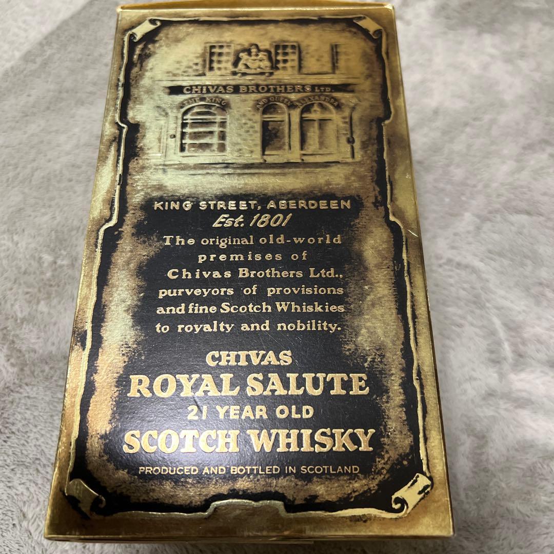 【未開栓】 SALUTE 21年 ブレンデッドスコッチ 陶器ボトル