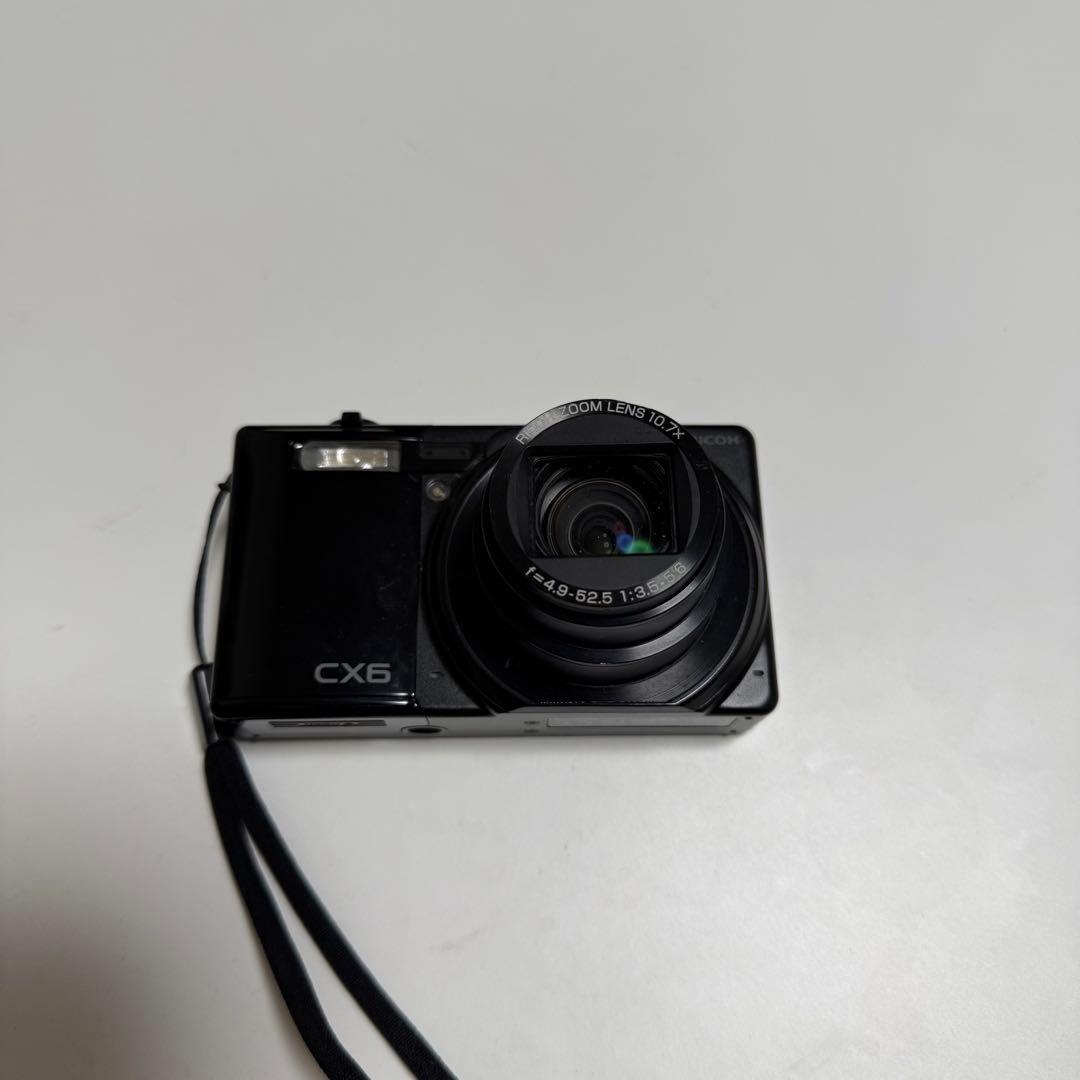 ジャンク品 CX6 コンパクトデジタルカメラ ブラック