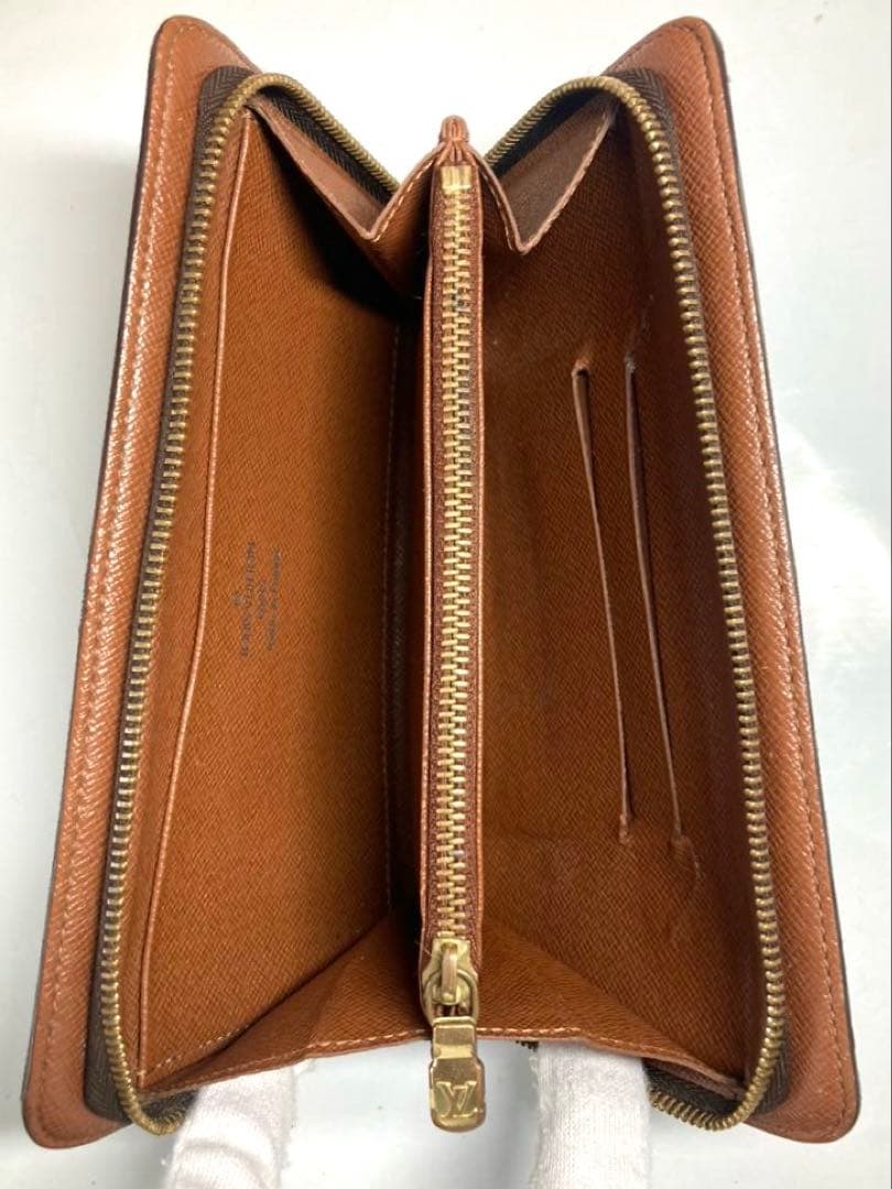 ルイヴィトン　モノグラム　ポルトモネ　ジップ　ラウンドファスナー　長財布