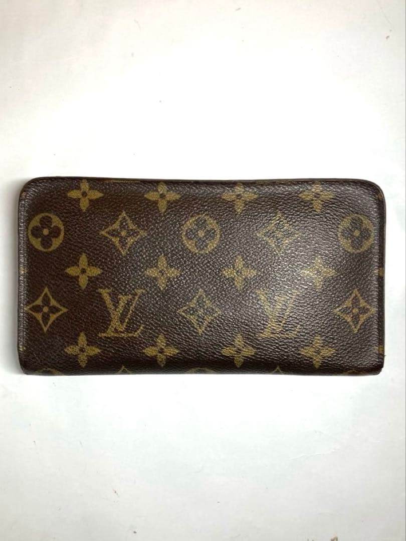 ルイヴィトン　モノグラム　ポルトモネ　ジップ　ラウンドファスナー　長財布