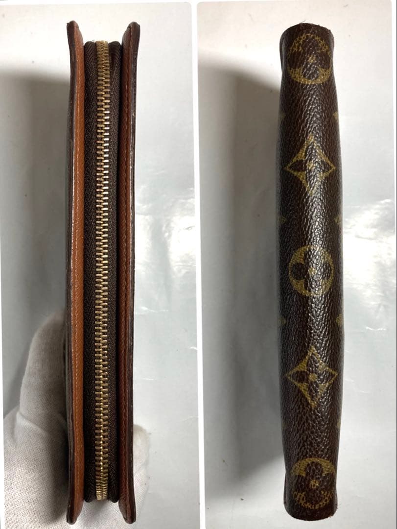ルイヴィトン　モノグラム　ポルトモネ　ジップ　ラウンドファスナー　長財布