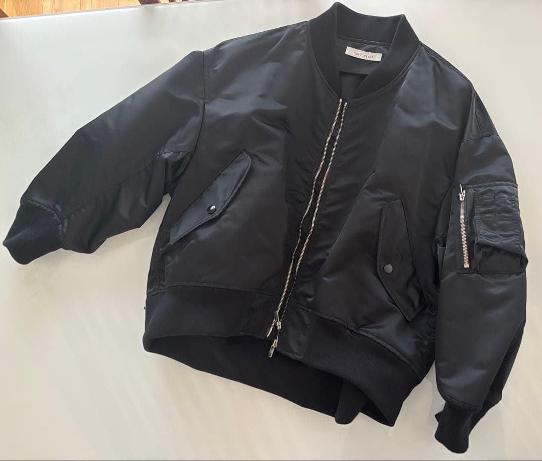 ジャケット・アウター MUSE Deuxieme COL PIERROT SHORT MA-1