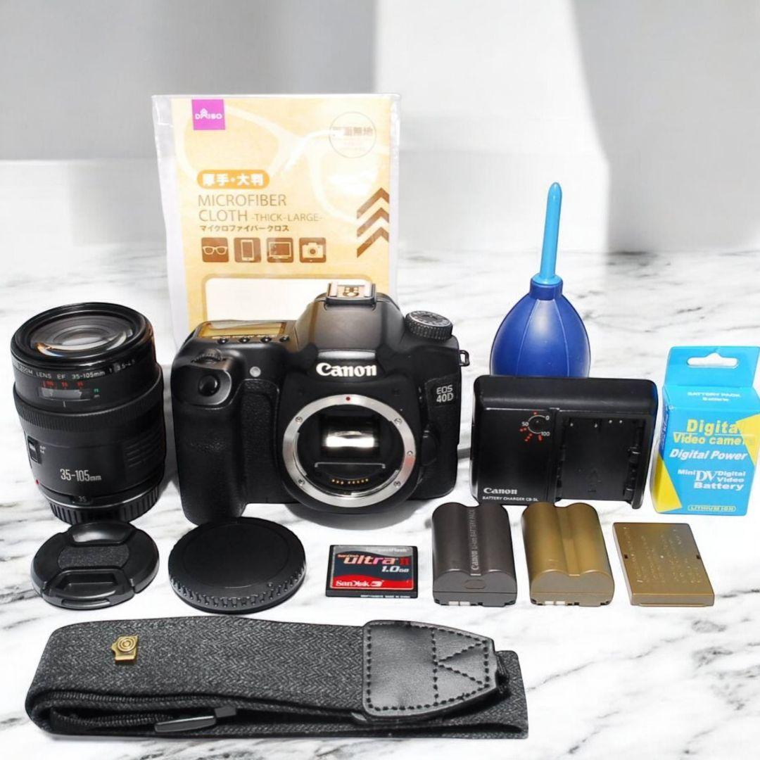 ♥本格派一眼♥Canon EOS 40D♥高画質 高速連写 標準レンズ 動作良好