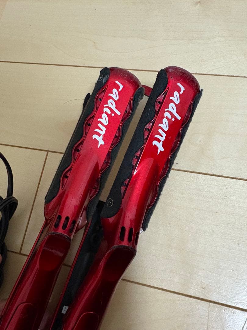 radiant ストレートヘアアイロン 2本セット