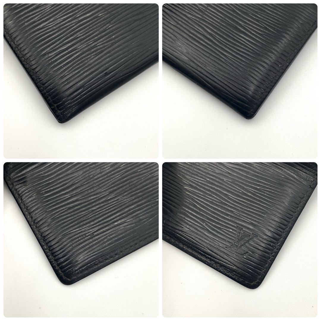 ルイヴィトン エピ アンヴェロップ カルトヴィジット 名刺入れ カードケース 黒