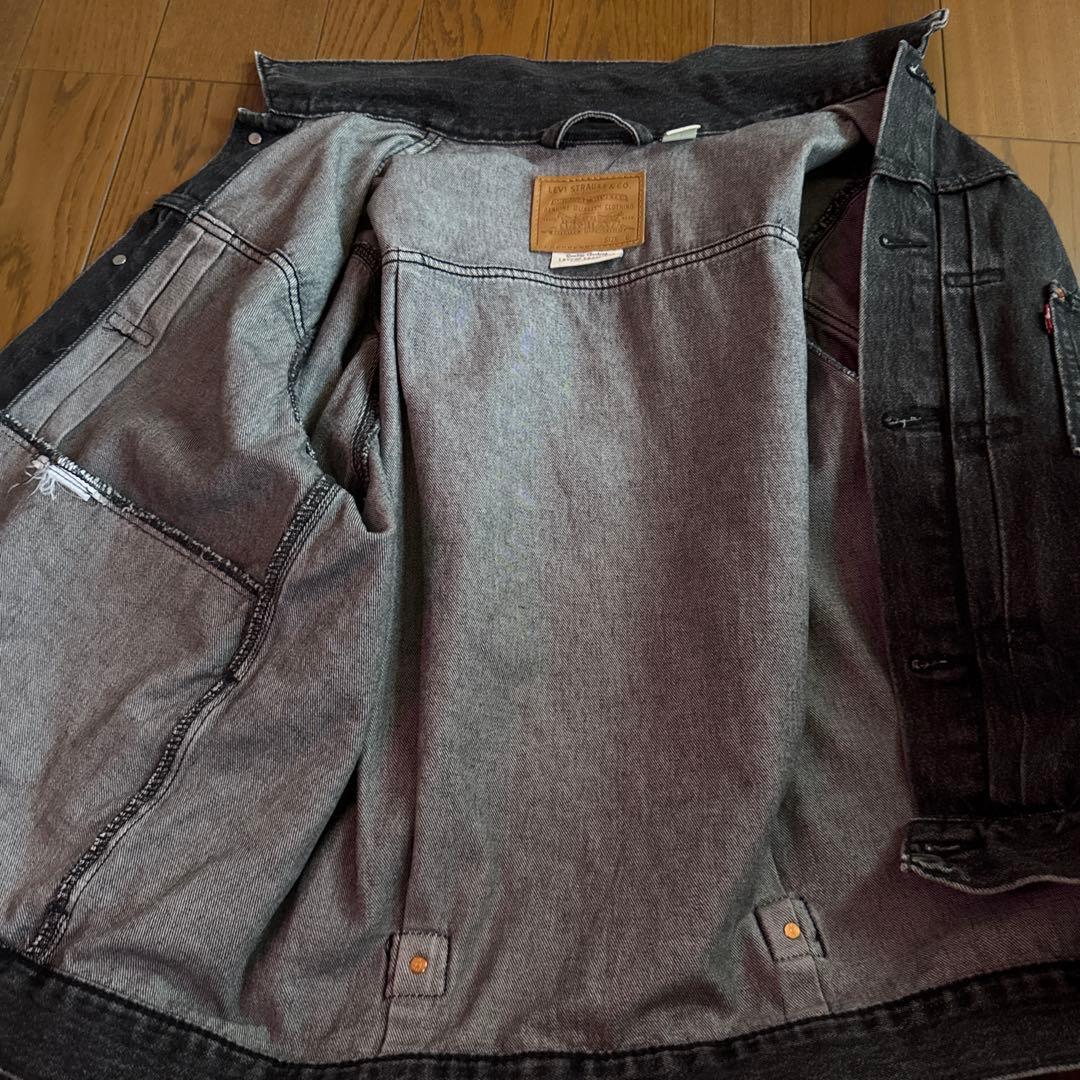 大戦モデルブラック　リーバイス Levi's ブラック デニムジャケット