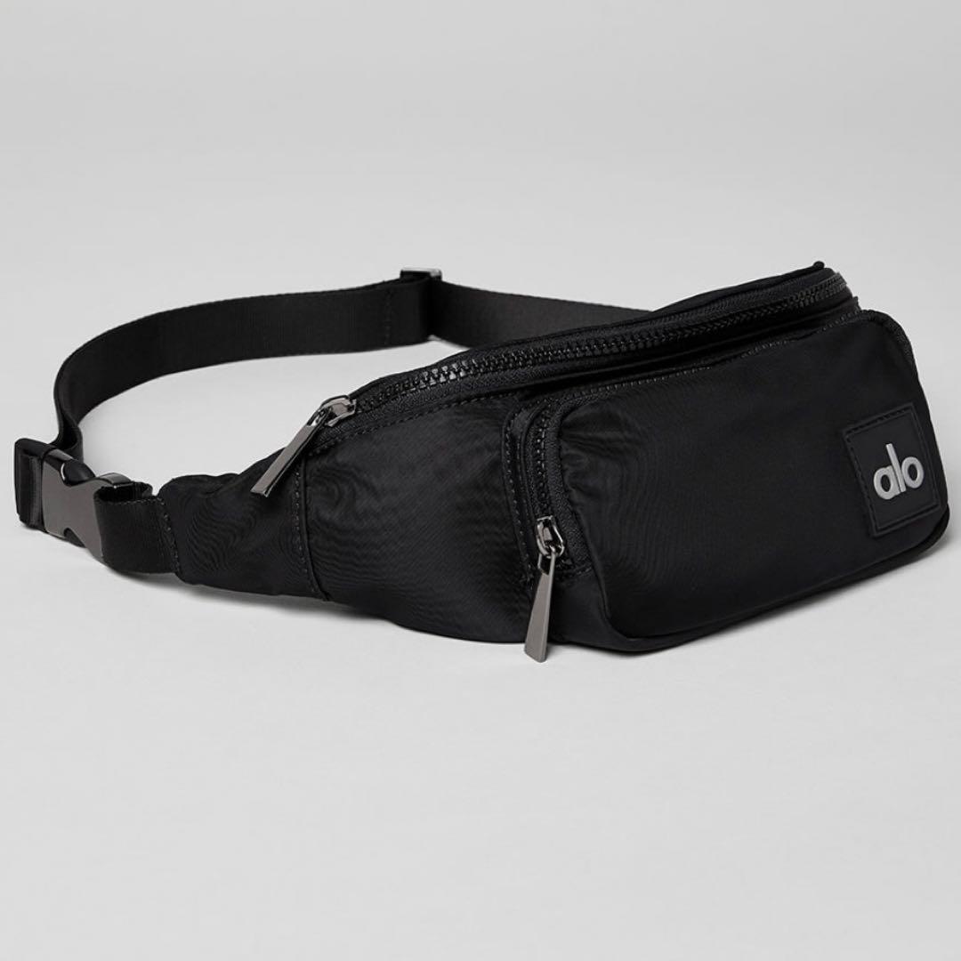 早い者勝ちです‼️alo ボディバッグ・ウエストポーチ ブラック