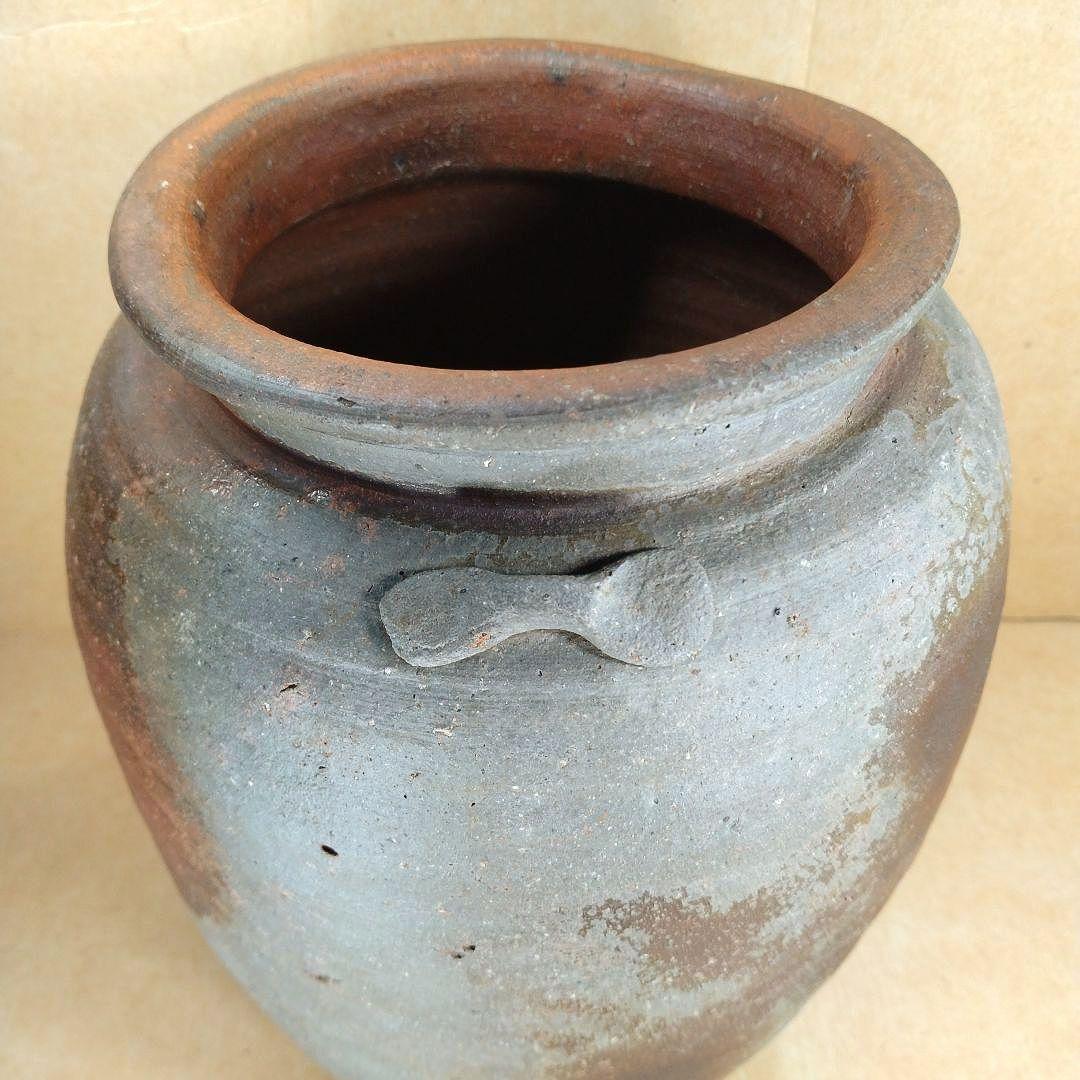 ボチャ【本物保証】古備前三耳種壷 桃山時代 古備前鑑定委員会鑑定書付≪干≫