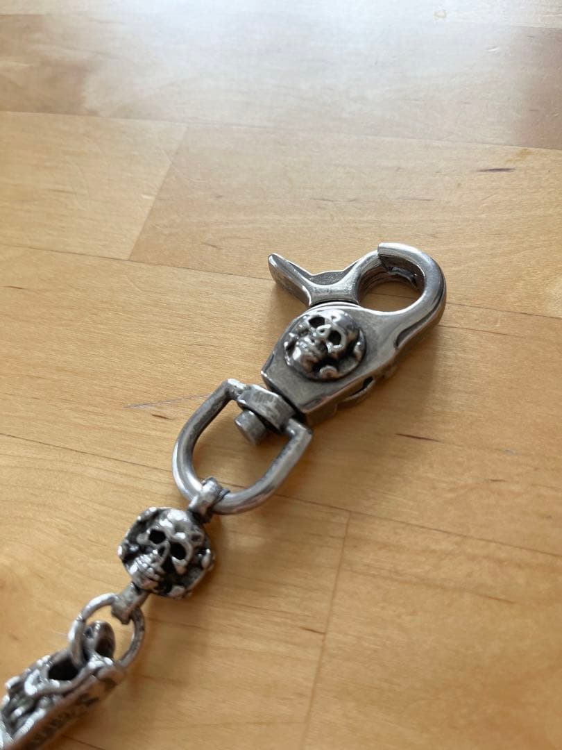 【激レア】CREAM SODA ウォレットチェーン　ドクロ　クリームソーダ