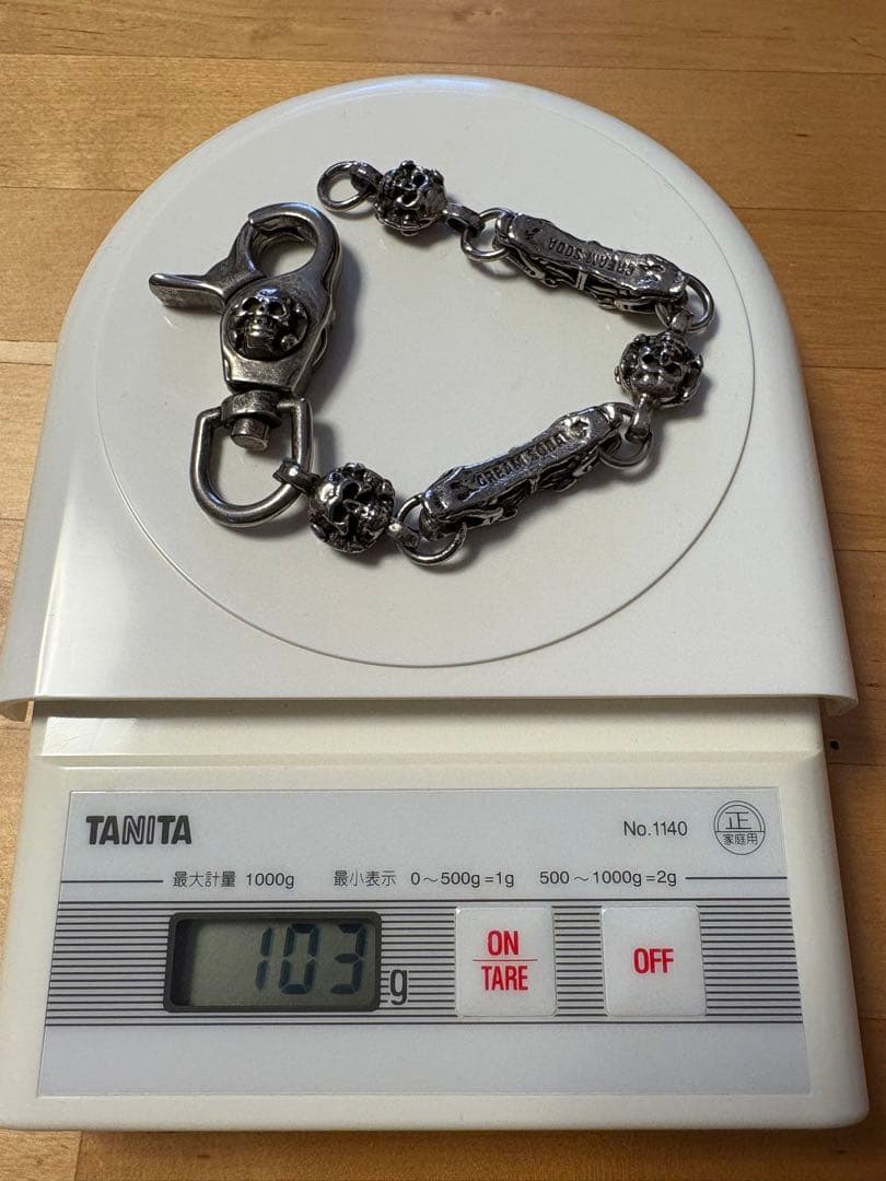 【激レア】CREAM SODA ウォレットチェーン　ドクロ　クリームソーダ