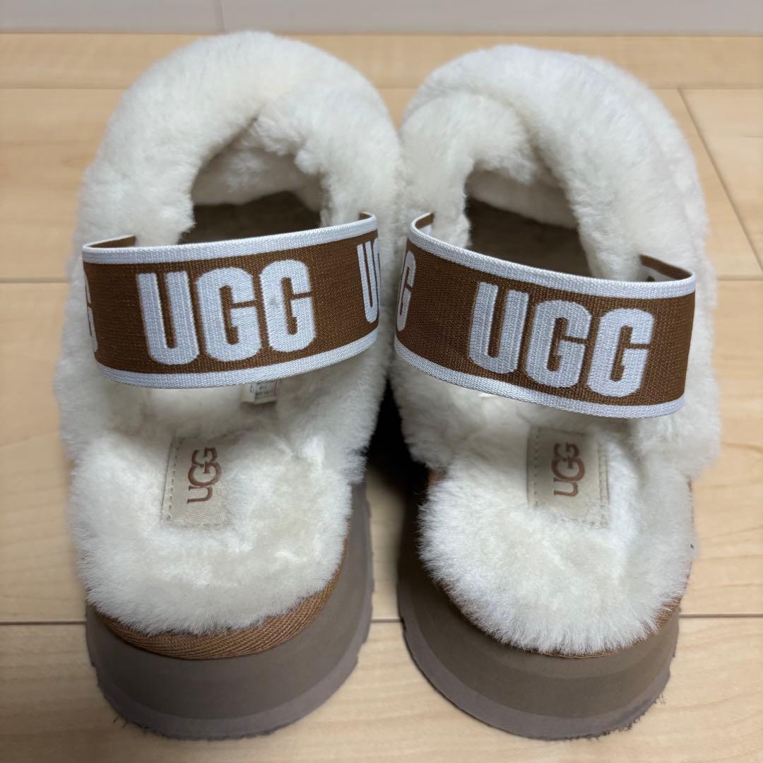 【美品】UGG アグW DISCO CROSS SLIDE サンダル 23cm