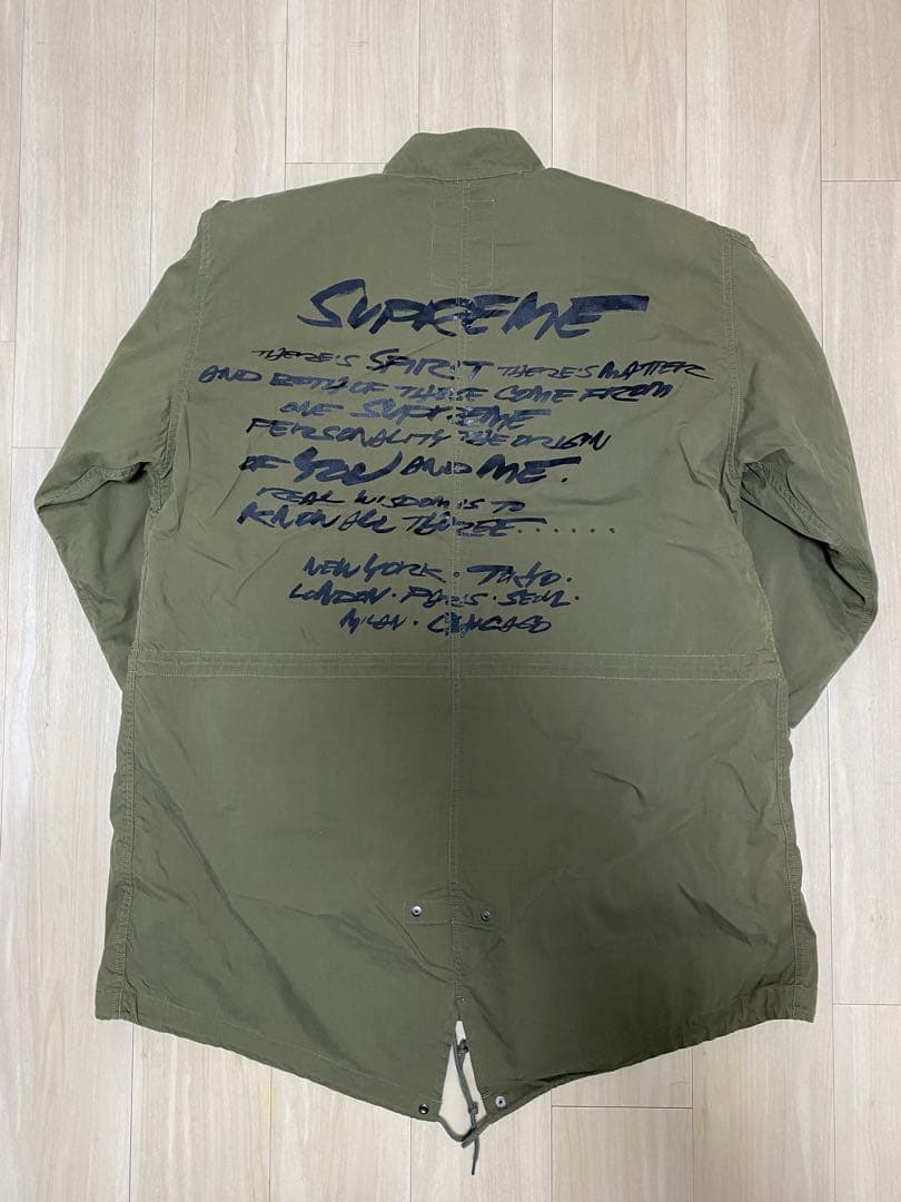 Supreme futura fishtail parka stussy モッズ