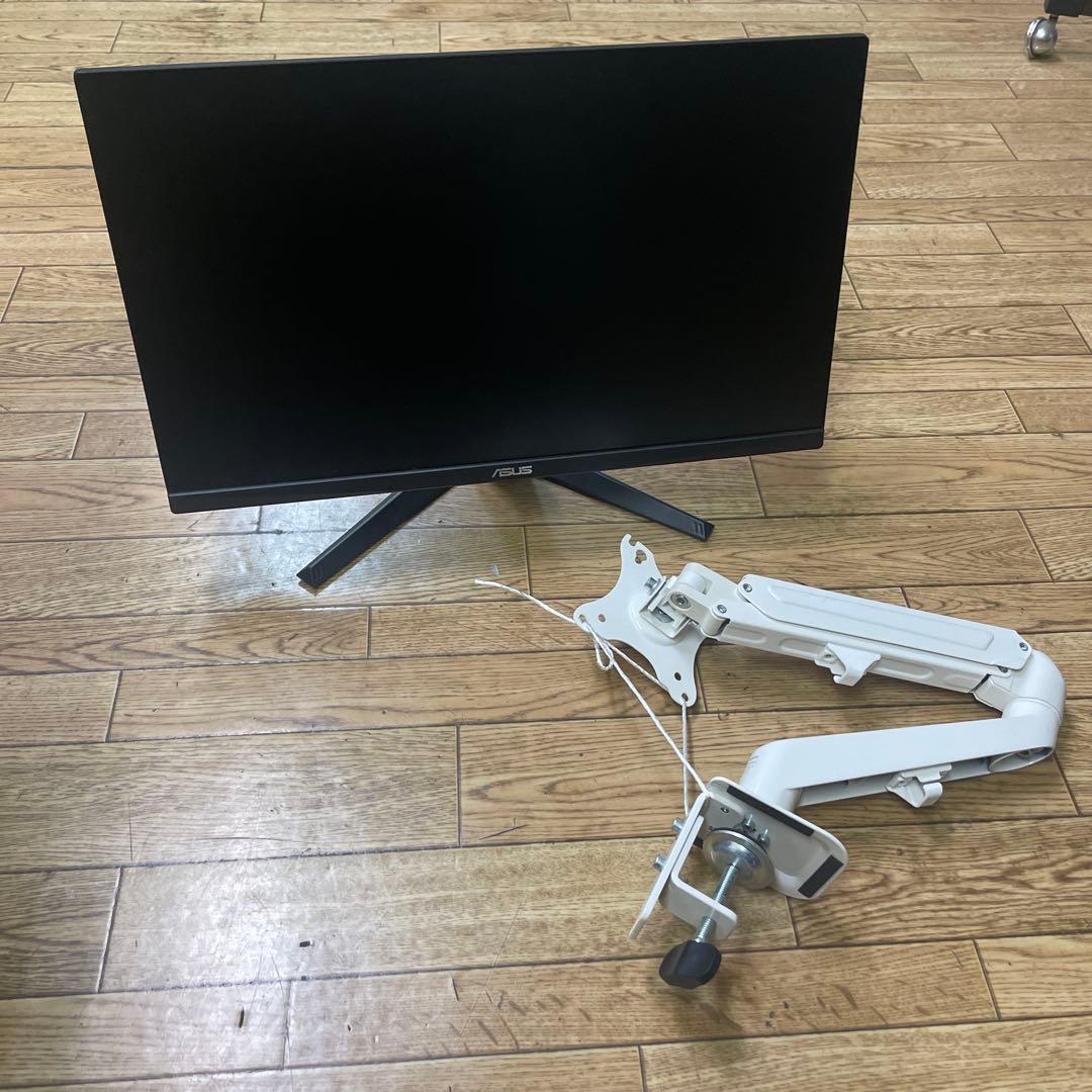 ASUS VG249Q1A-J 23.8インチ グリーンハウス　モニターアーム