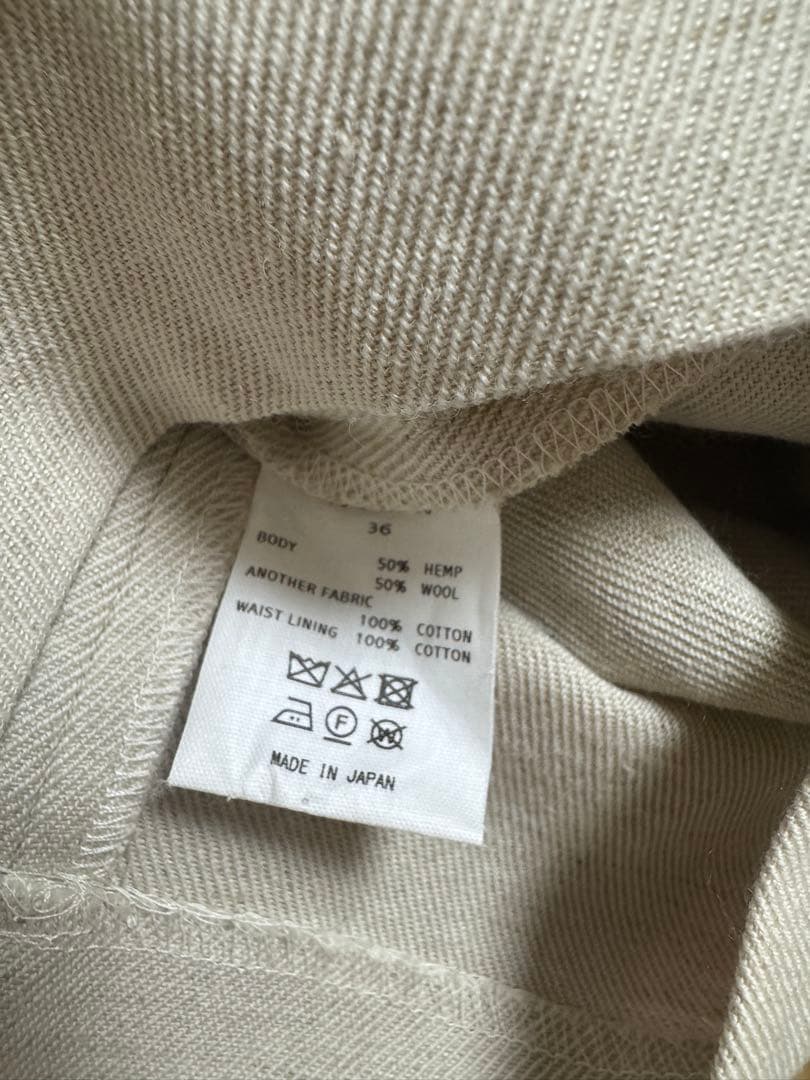 パンツ FUMIKA_UCHIDA Hemp Suiting Shorts 25ss