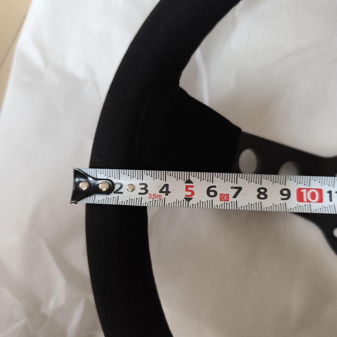 MOMO モモタイプ　350mm ディープコーン　ブラックエディション　スエード