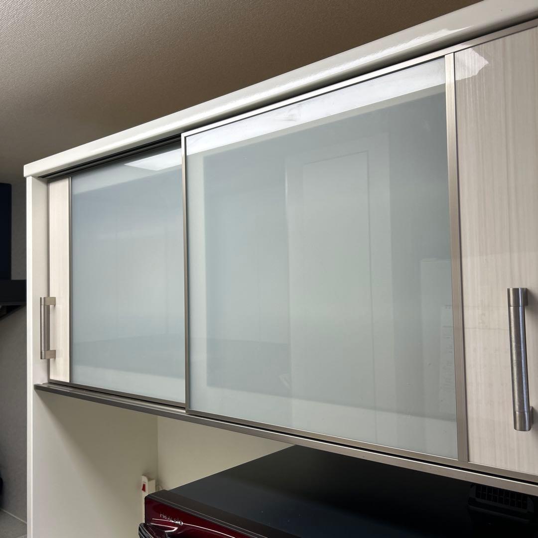 【送料込み】ニトリ食器棚120cm 上下セット／ポスティア