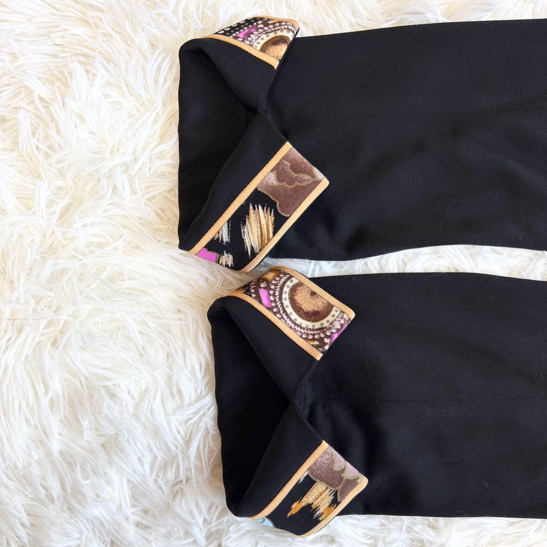 高級感✨ LEONARD レオナール ジャケット 花柄 トリム カンカン　LL