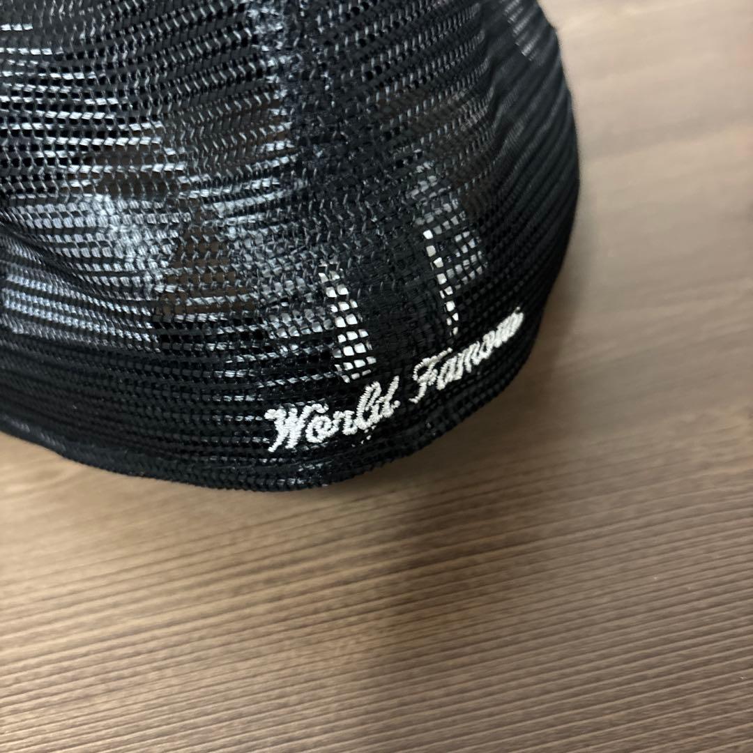 Supreme ブラック メッシュキャップ 7 1/2