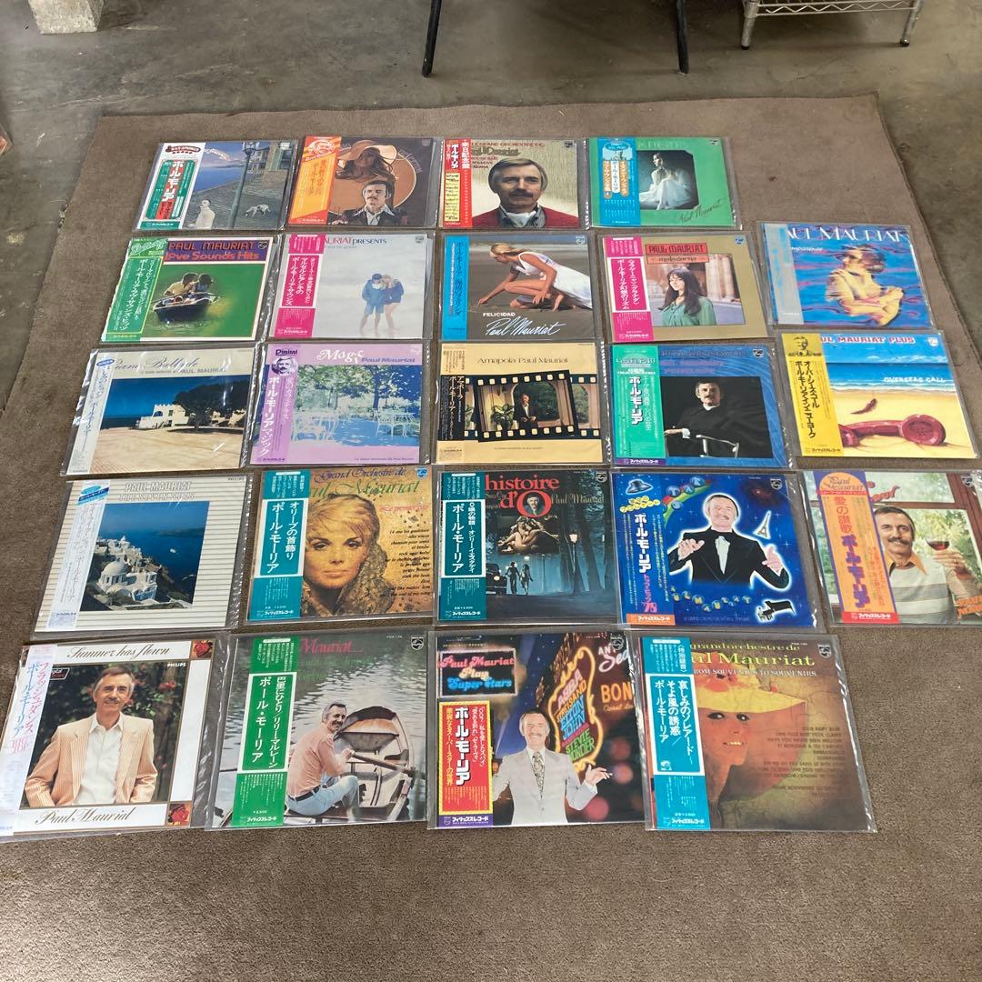d*2様 全て帯付きの美品 LP ポール・モーリア 23枚 ムードミュージック