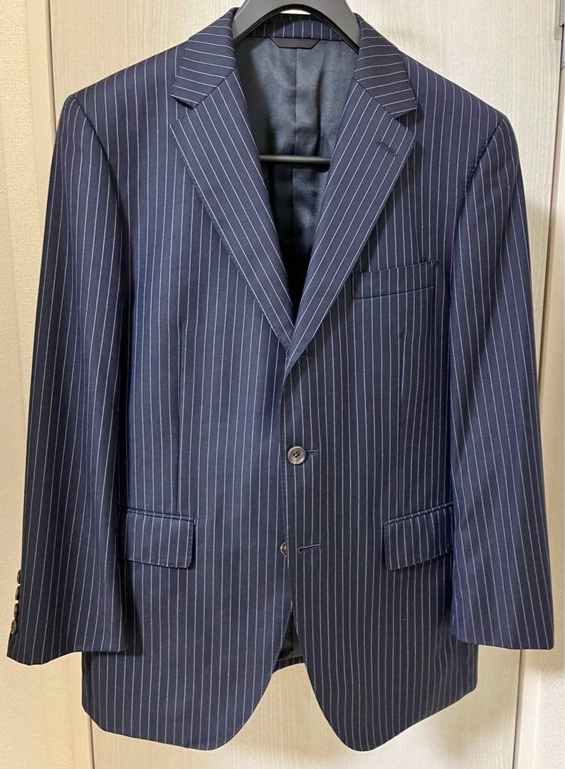 Kasagokun様 D'URBAN ロロピアーナ ネイビーストライプ スーツ
