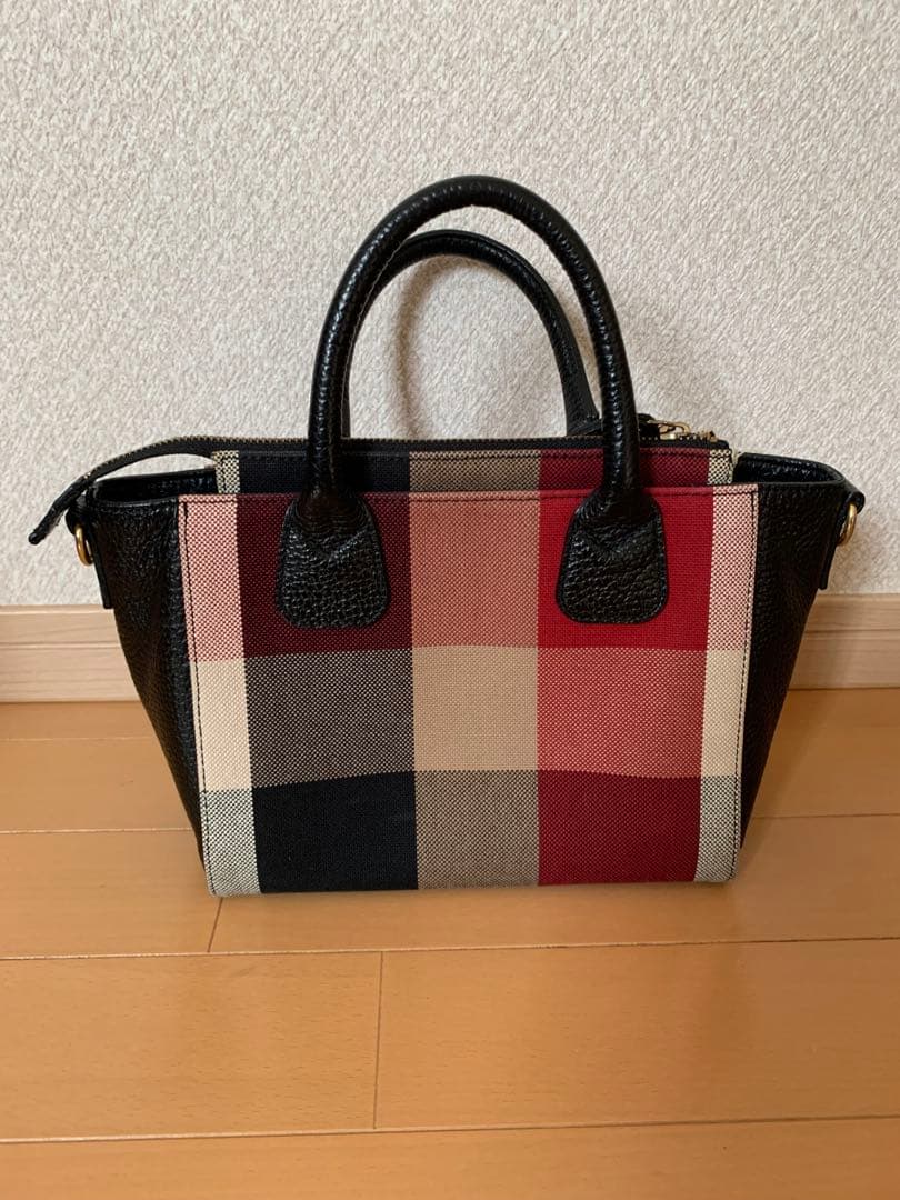 BLUE LABEL CRESTBRIDGE チェック柄ハンドバッグ