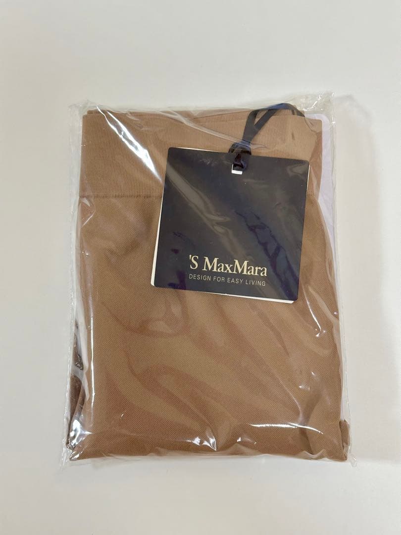 S MaxMara ［バジレア］テクニカル ロゴレギンス ブラウン　M