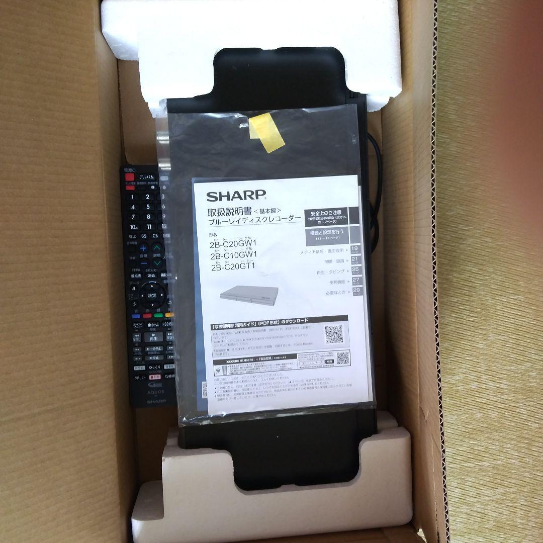 SHARP ブルーレイレコーダー 2B-C20GW1