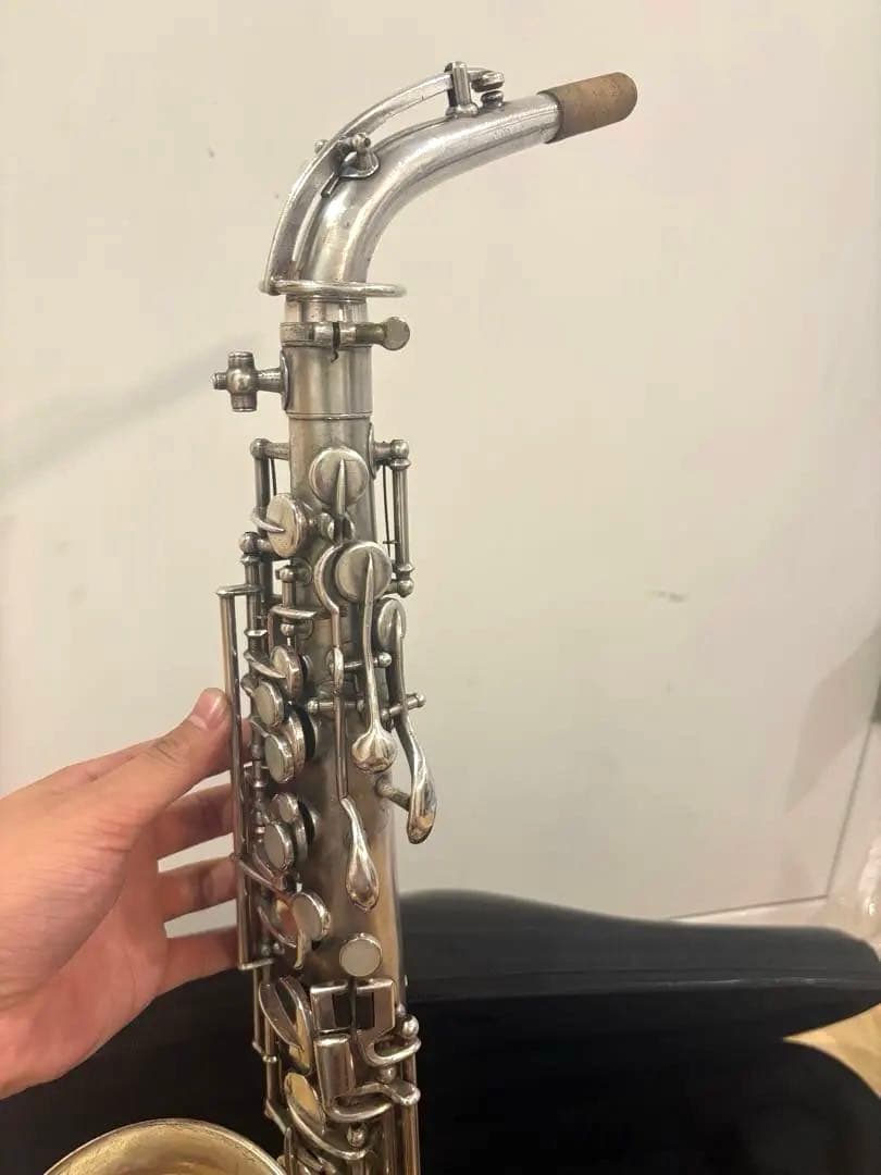 最終値下‼️ Buescher ブッシャー　ビンテージ　シルバー　アルトサックス