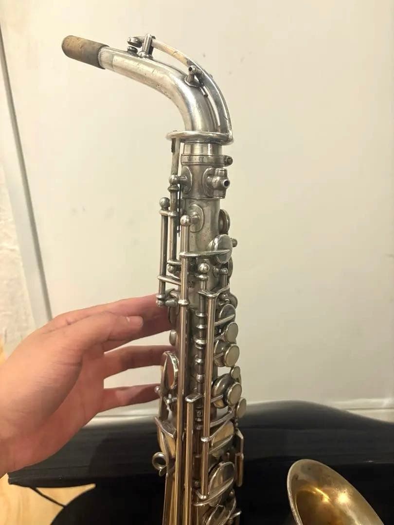 最終値下‼️ Buescher ブッシャー　ビンテージ　シルバー　アルトサックス