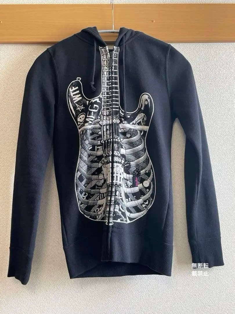 Abbey Dawn スカルボーン パーカー ブラック Y2K